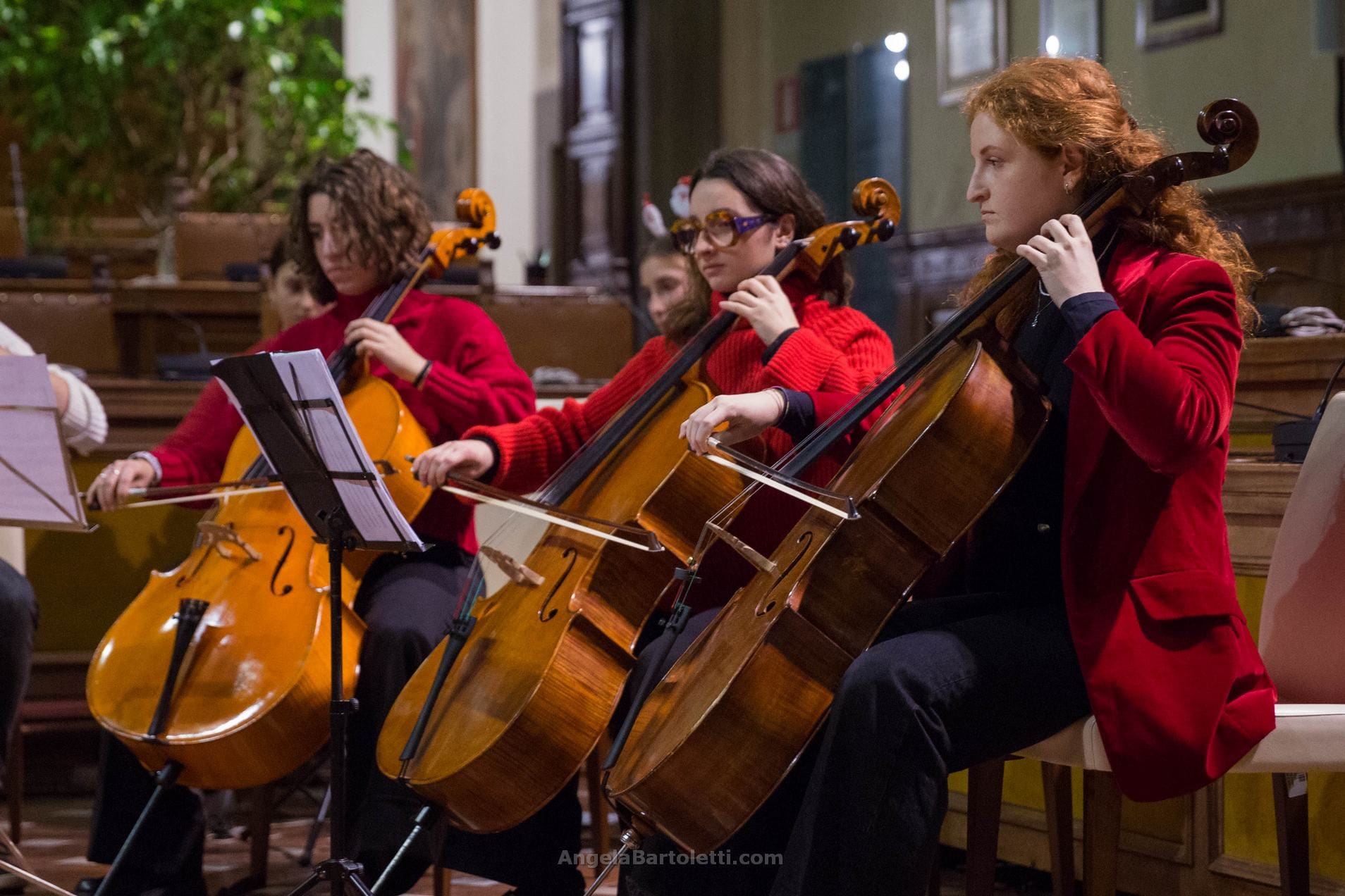 foto durante un concerto dei ragazzi